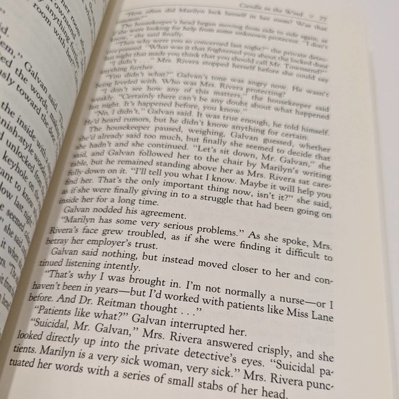 Candle in the Wind – George Bernau (1990, Hardcover) 1st Edition - Picture 7 of 8